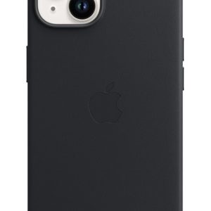 iPhone 14 mag-safe leather case midnight